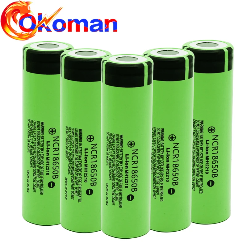 NCR18650B 3,7 v 3400mah 18650 литиевая аккумуляторная батарея для фонариков