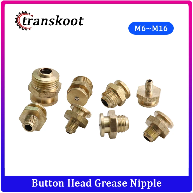M6/M8/M10/M12/M14/M16 и 1/" 1/4" 3/" 1/2" Метрическая и NPT кнопка с наружной резьбой