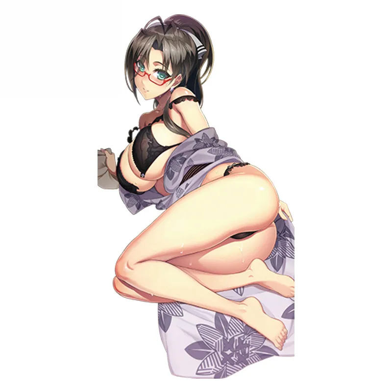 

Anime Sexy Beauty Car Sticker Vinyl Auto Accessories Car Window Car Styling Decal PVC 13cmx7cm Cover Scratches Waterproof