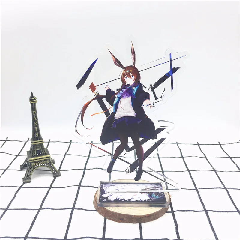 Игра Arknights брелок Amiya Angelina Hoshiguma Соловей осада Техаса Lappland милый забавный мультфильм акриловый брелок ювелирные изделия