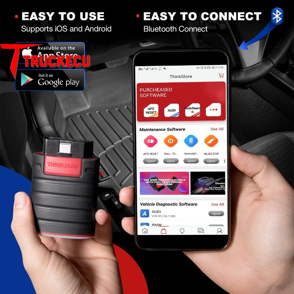 Thinkcar ThinkDiag Автомобильный сканер все системы диагностический инструмент