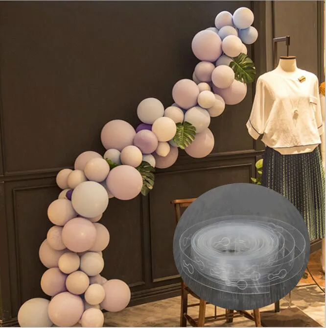 5 м/лот аксессуары для баллонов цепочка шаров 410 отверстий шары на день рождения