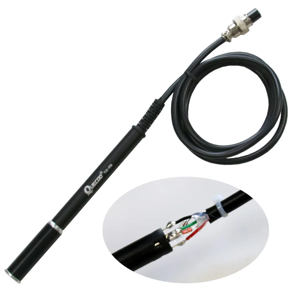 QUECOO 5pin T12-M8 9501 907 P9 ручка 1 м для STM32 T12-955/958 паяльник цифровой электрический