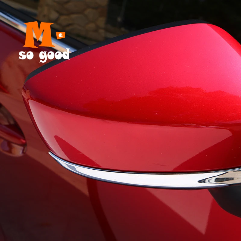 

Декоративная полоса для зеркала заднего вида из АБС-пластика, 2014, 2015, 2016, для Mazda 3 Axela