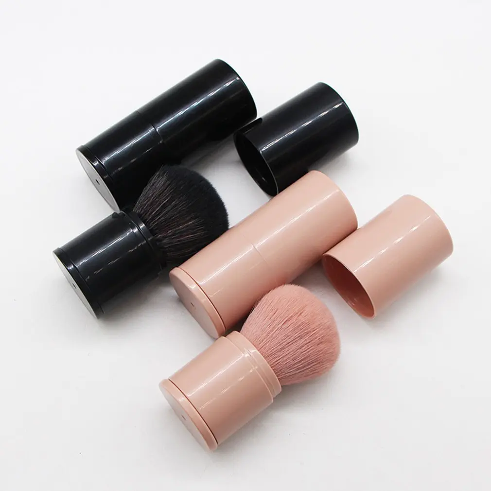 

Convenient Retractable Makeup Brush One Large Powder Blush Brush With Lid Full Set Of Beauty Tools Convenient