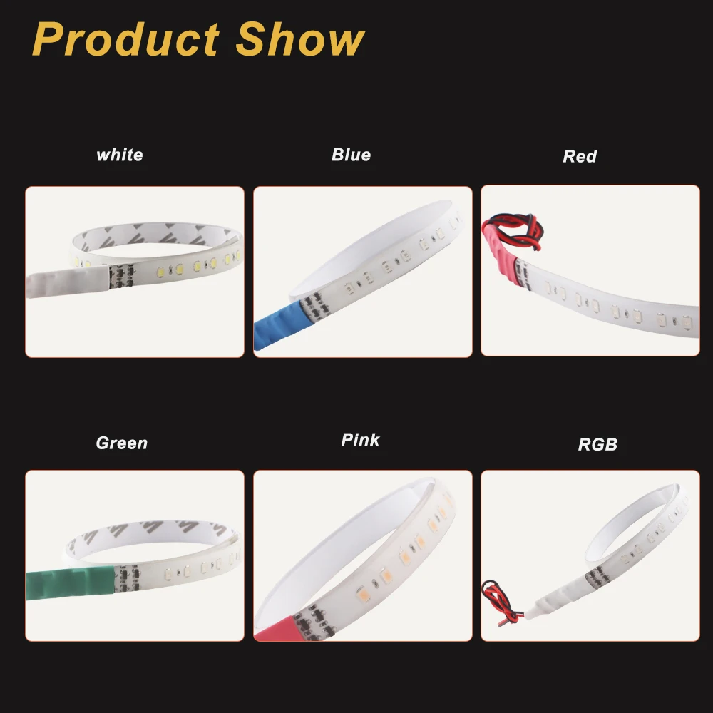 10 шт. 30 см Светодиодные ленты светильник s Гибкая Knight Rider флэш-Underglow