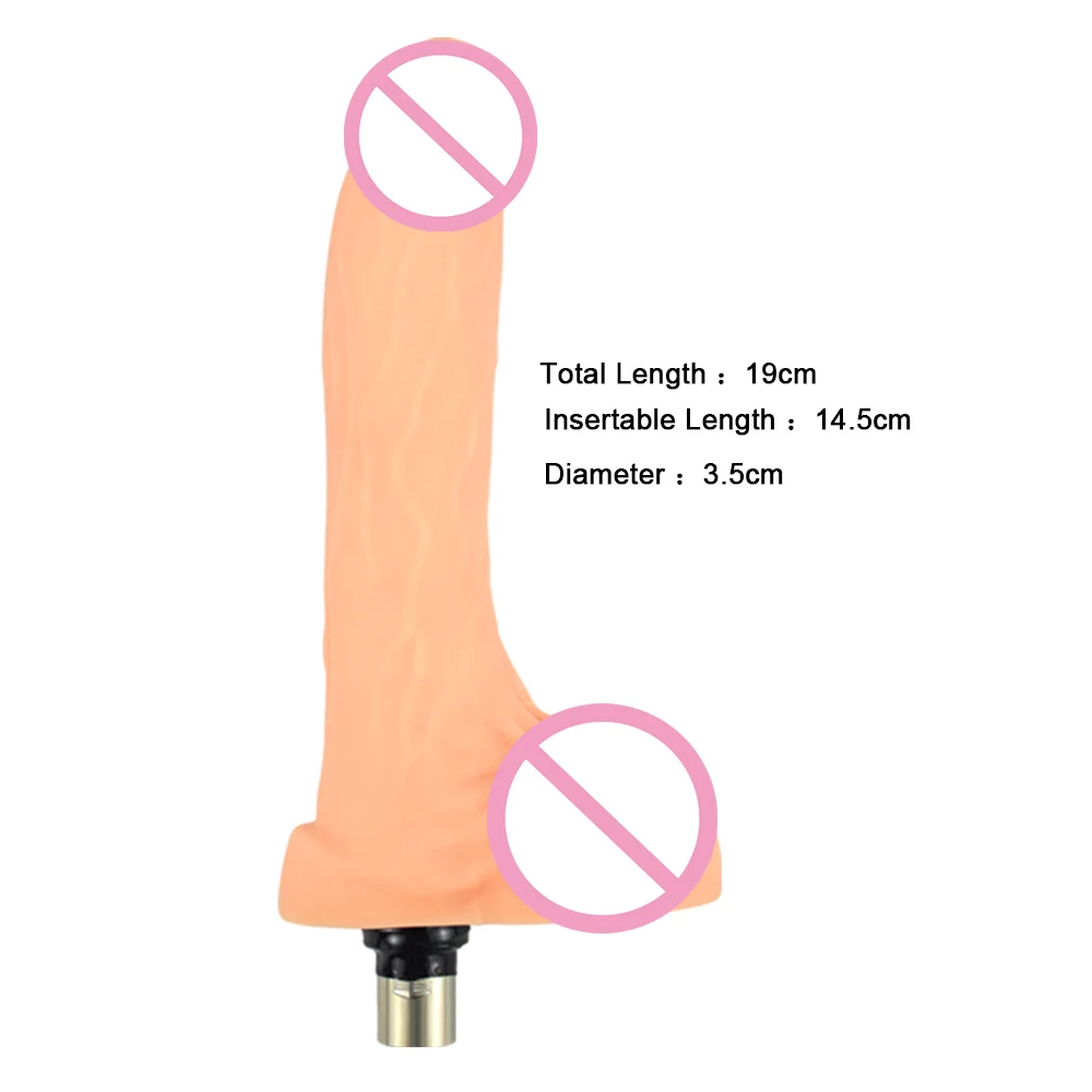 iKenmu Well Made Dildo Attachments Sex Machine Silicone for 3XLR Connector Accessories | Красота и здоровье
