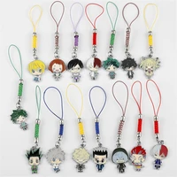 anime my hero academia metal keychain todoroki shouto cosplay key chain bag key holder pendant keyring jewelry fans gift