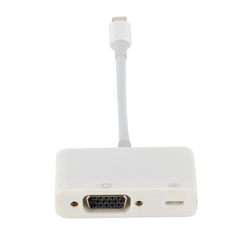 Переходник для Apple Lightning/VGA аудио и видеокабель 4K Iphone X 6 6s 7 Plus Ipad Ofiice принадлежности