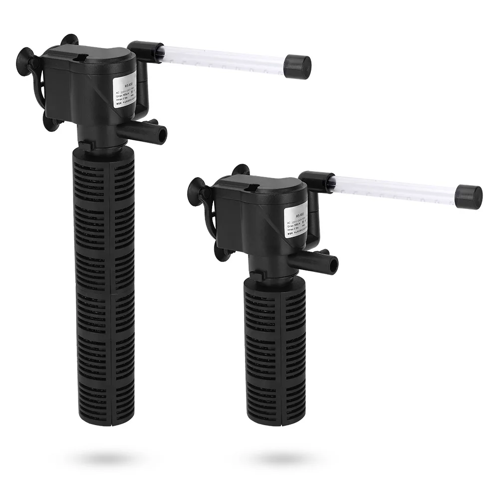 

Small turtle tank, fish tank filter mini built-in filter rain type three-in-one ultra-quiet aeration pump