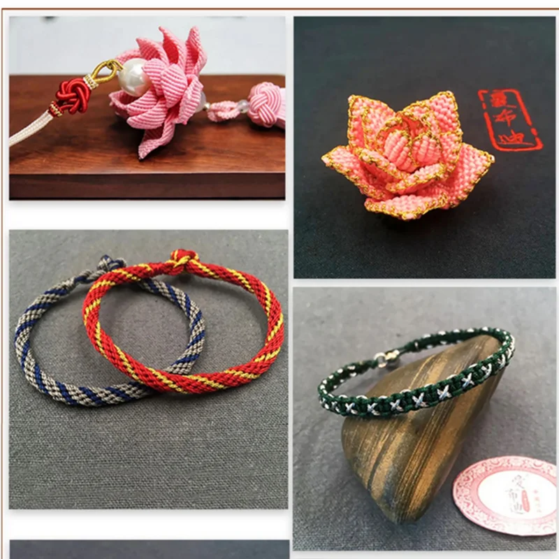 1mm 1.5mm Nylon Cord Thread Chinese Knot Macrame Bracelet Braided String DIY Tassels Beading For Shamballa | Украшения и