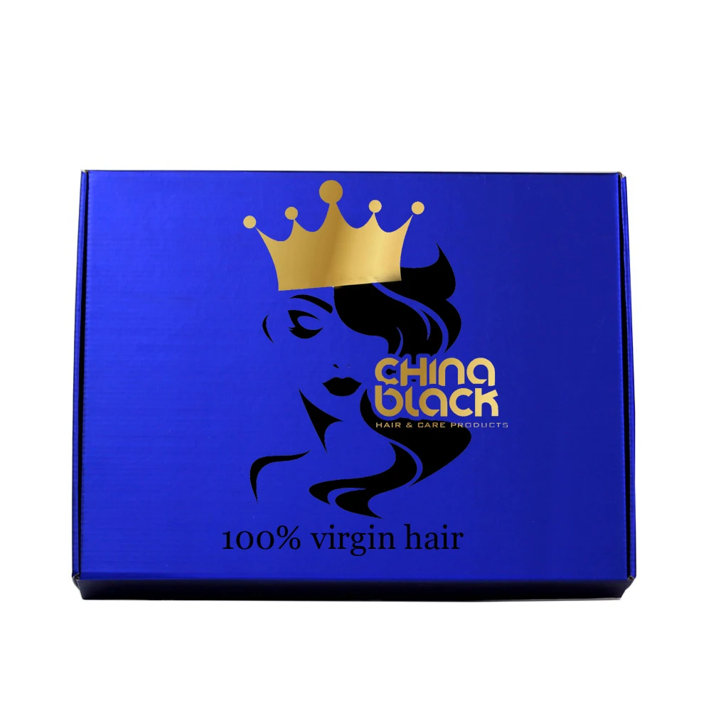 100 шт. Пользовательский логотип коробка для волос Высококачественная почтовых