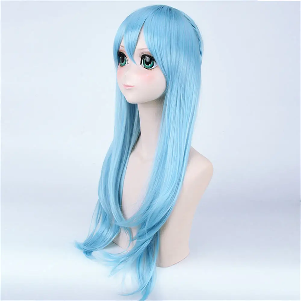 Меч Арт онлайн косплей парик Yuuki костюм Асуна играть парики Хэллоуин вечерние