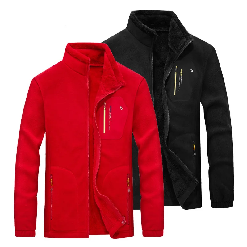 

Lovers Loose Coat Plus Velvet Thicken Outdoor Hiking Camping Climbing Breathable Scratchproof Warm Men Women Shake Fleece Jacket