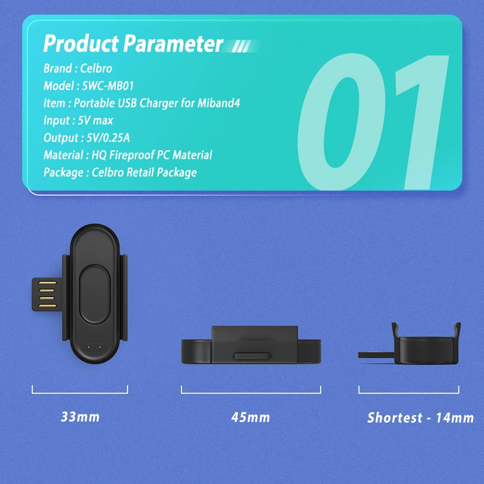 Без разборки USB зарядное устройство для Xiaomi Mi Band 4 Band 4 ремешок для зарядки док-станция удлинитель зарядное устройство Портативный ремешок 4 usb адаптер для зарядки