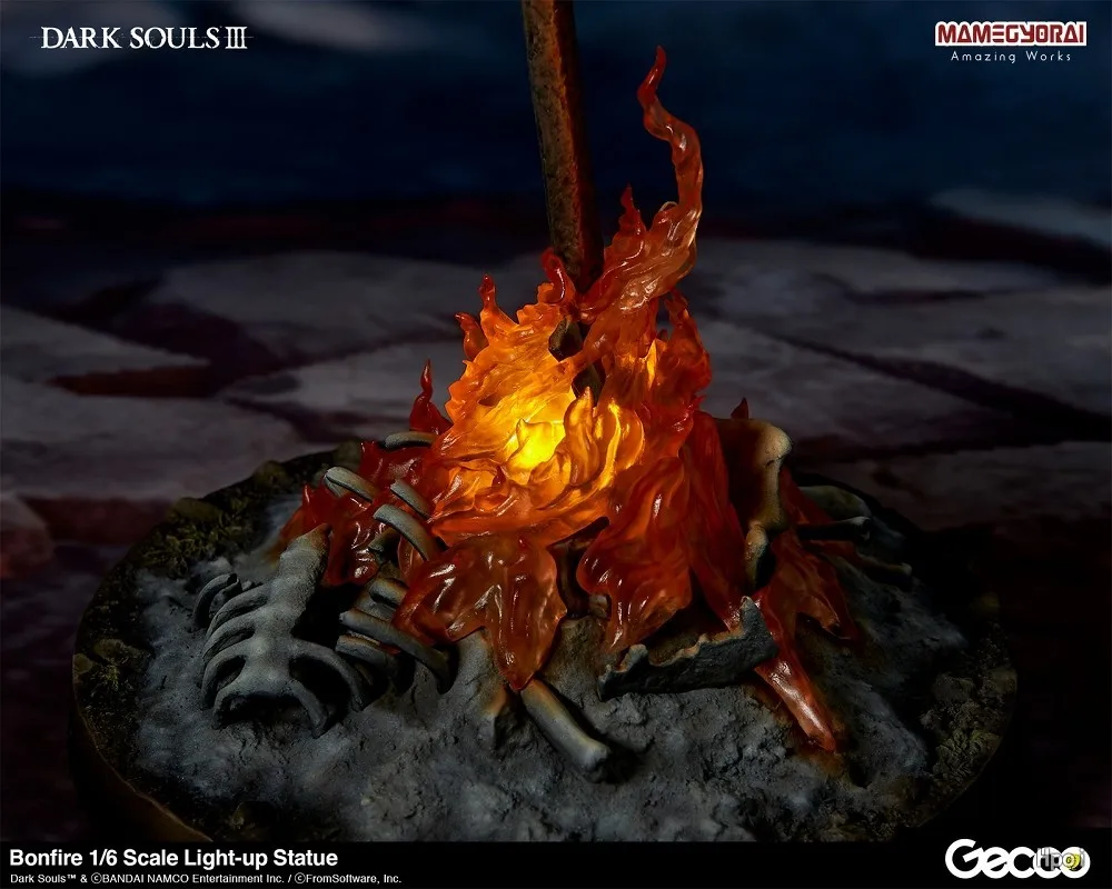 Экшн-фигурка из ПВХ Gecco DARK SOULS III светильник ящаяся статуя костра масштаб 1/6