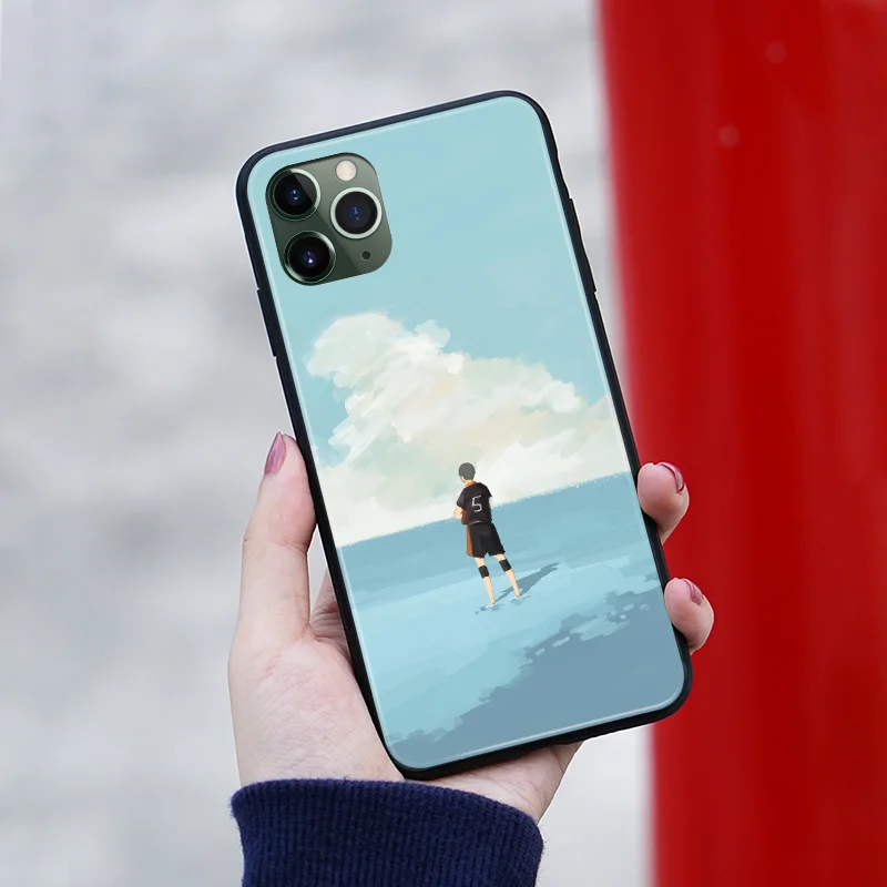 ryunosuke tanaka haikyuu anime phone case cover shell for iphone se 6 6s 7 8 6splus 7plus 8plus x xr xs 11 pro max free global shipping