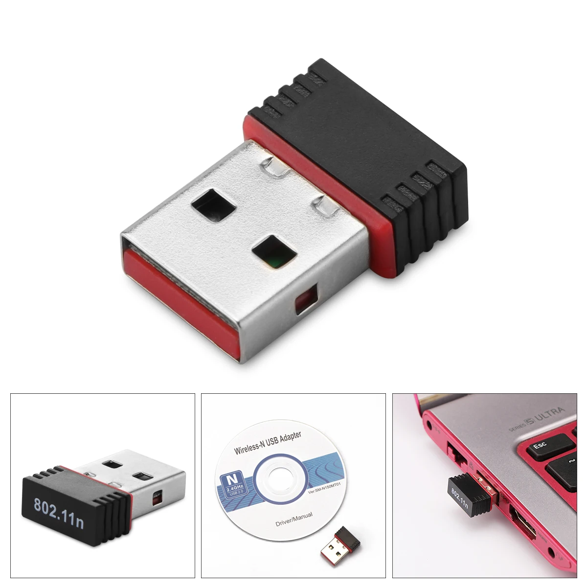 USB Wi Fi адаптер сетевая карта для ПК и ноутбуков на Windows 10 8 7 Raspberry Pi Pi2|USB-гаджеты| |