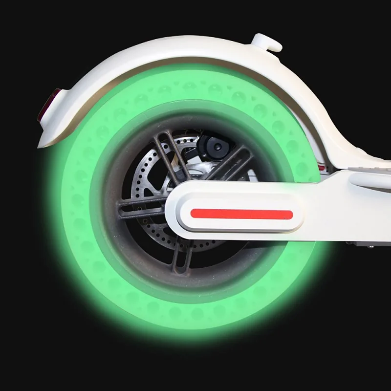 

Electric Scooter Luminous Hollow Solid Tire for Xiaomi Mijia M365 Fluorescent Shock Free Inflatable Tire Scooter Accessories