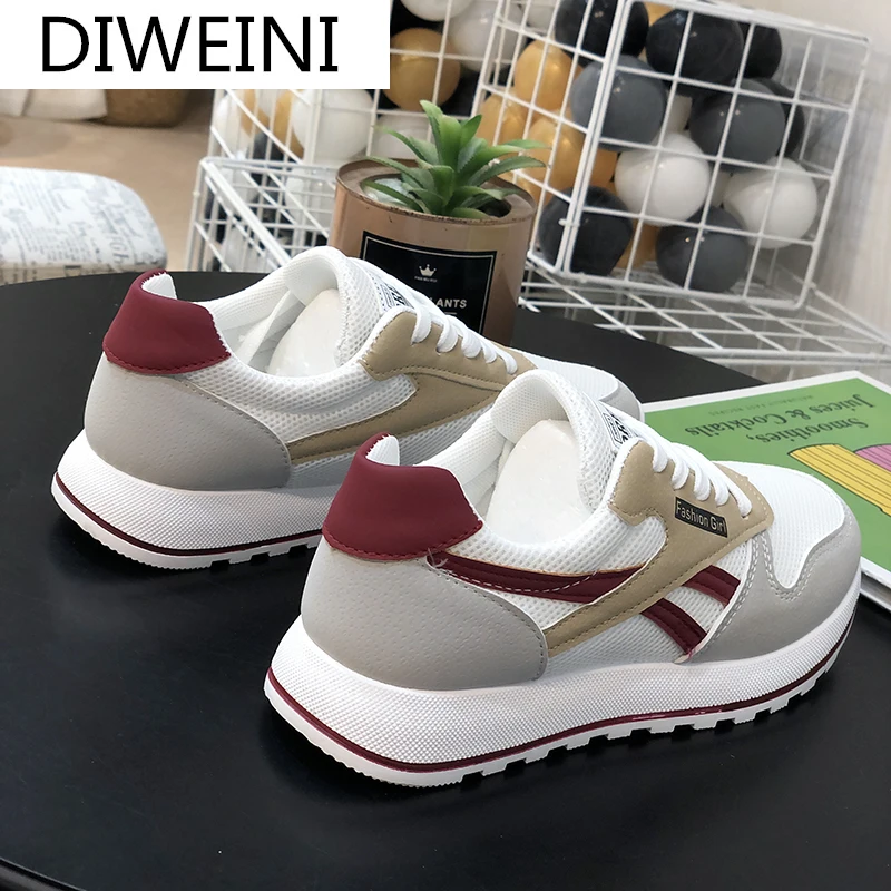 

2021 New Women's Thick-soled Shoes Thick-soled Dad Shoes Sneakers Women's Versatile Shoes Comfortable Casual Vulcanized Shoes