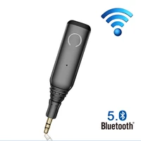 portable bluetooth 5 0 reciever for car home stereo speakers and wired headphone wireless adapter 3 5mm aux