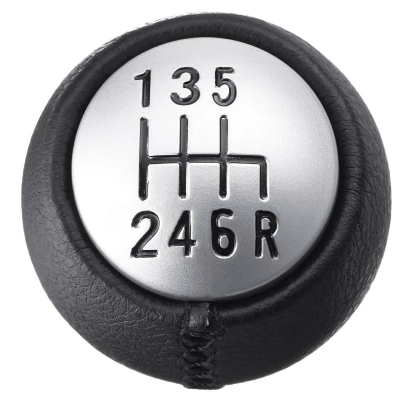 6 Speed Manual Gear Shift Knob Handball for Alfa Romeo GT 147 166 PU Leather | Автомобили и мотоциклы