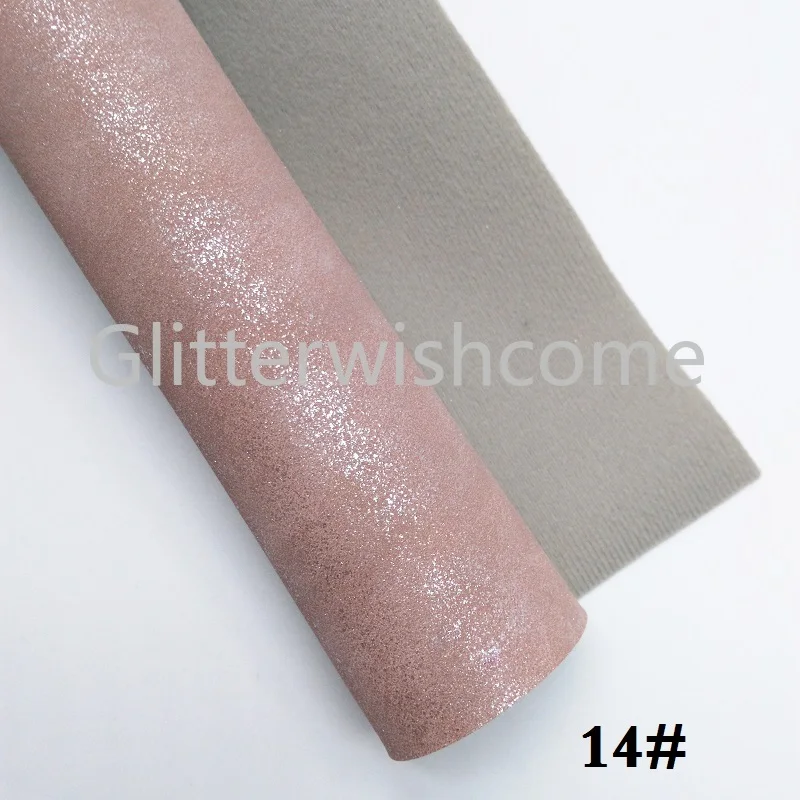 Glitterwishcome 21X29 см A4 размер винил для бантов нубук кожа с блестками Fabirc искусственная кожа листы для бантов, GM301A
