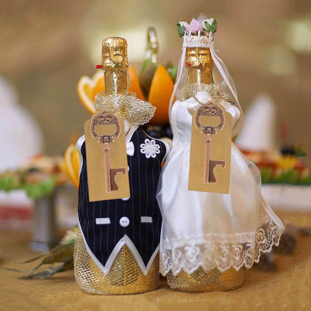 25 шт. металлический ключ пивная открывашка для бутылок вина брелок свадебные