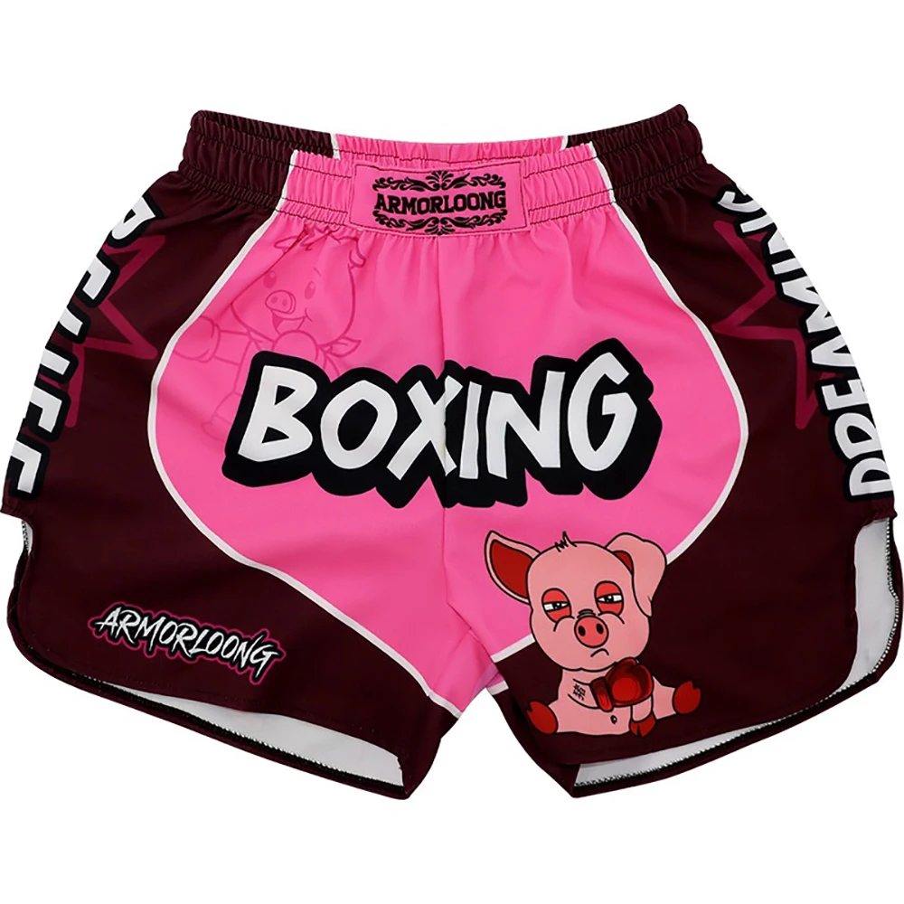 

MMA Fighting Kung Fu Stretch Performance Suit Muay Thai Quick Dry Shorts Men's Fitness Sports Boxing Pants