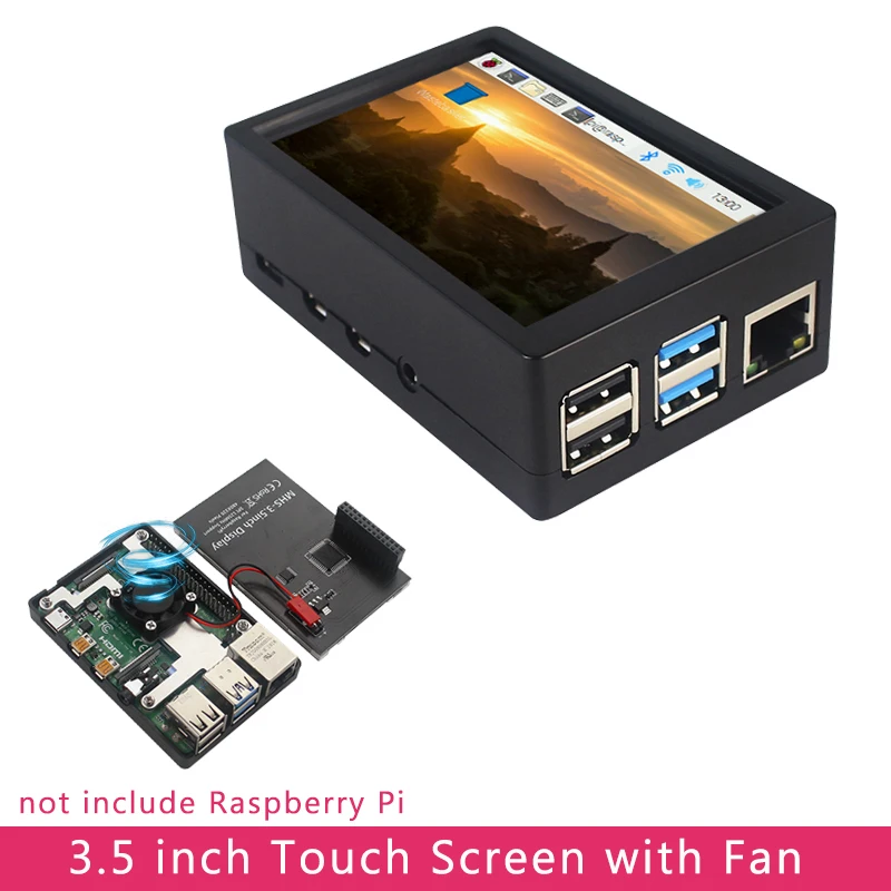 Günstig Für Raspberry Pi 4 Modell B 4GB RAM BCM2711 Quad Core Cortex-A72 V8 1,5 GHz 2.4/5,0 GHz WIFI Bluetooth 5,0 RPI 4B