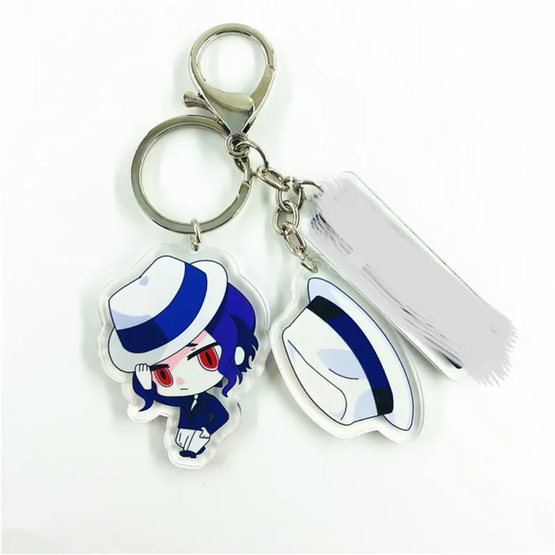 

Anime Demon Slayer Sword Keychains Kimetsu No Yaiba Car Accessories Keychain Acrylic Double Transparent Bag Pendant Special Gift