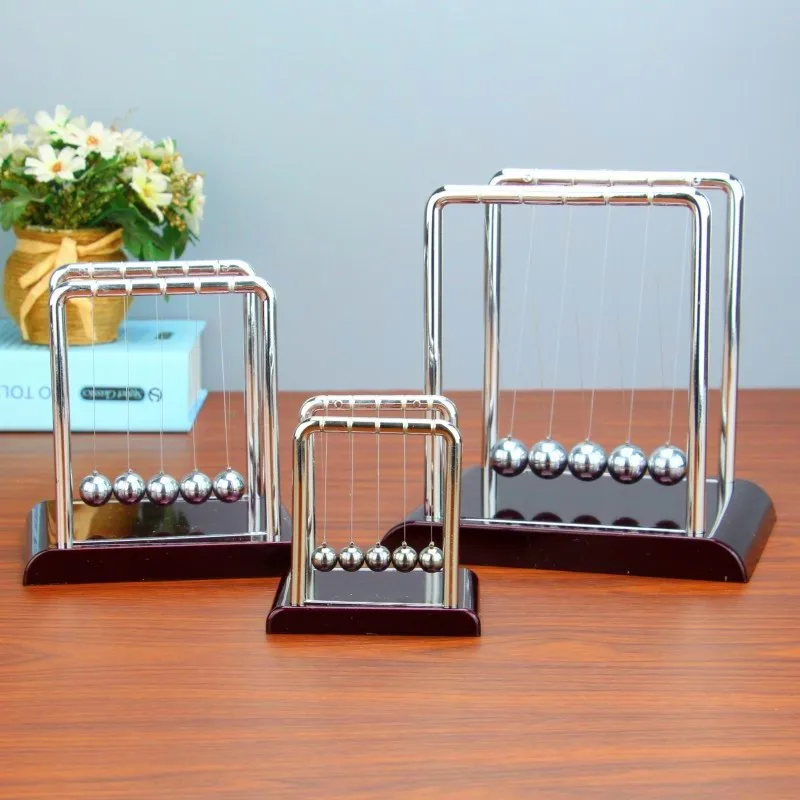 

Metal Pendulum Balance Ball Small Size Physics Science Accessory Desk Table Decor Game Newtons Cradle Steel Ball