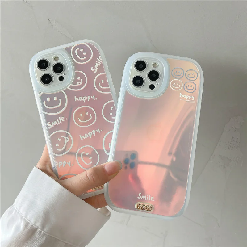 Роскошный блестящий чехол для телефона с лазерной мечтой IPhone 13 12 11 Pro Max XR XS 7 8 Plus X