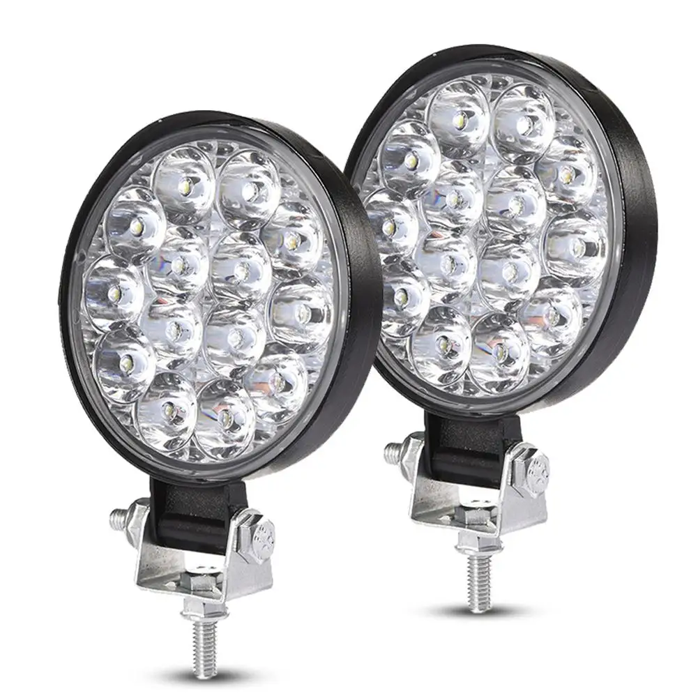 

2PCS Car Modified Lamp 14 Lights 42W LED Work Lights Super Thin Version LED Work Light Bar