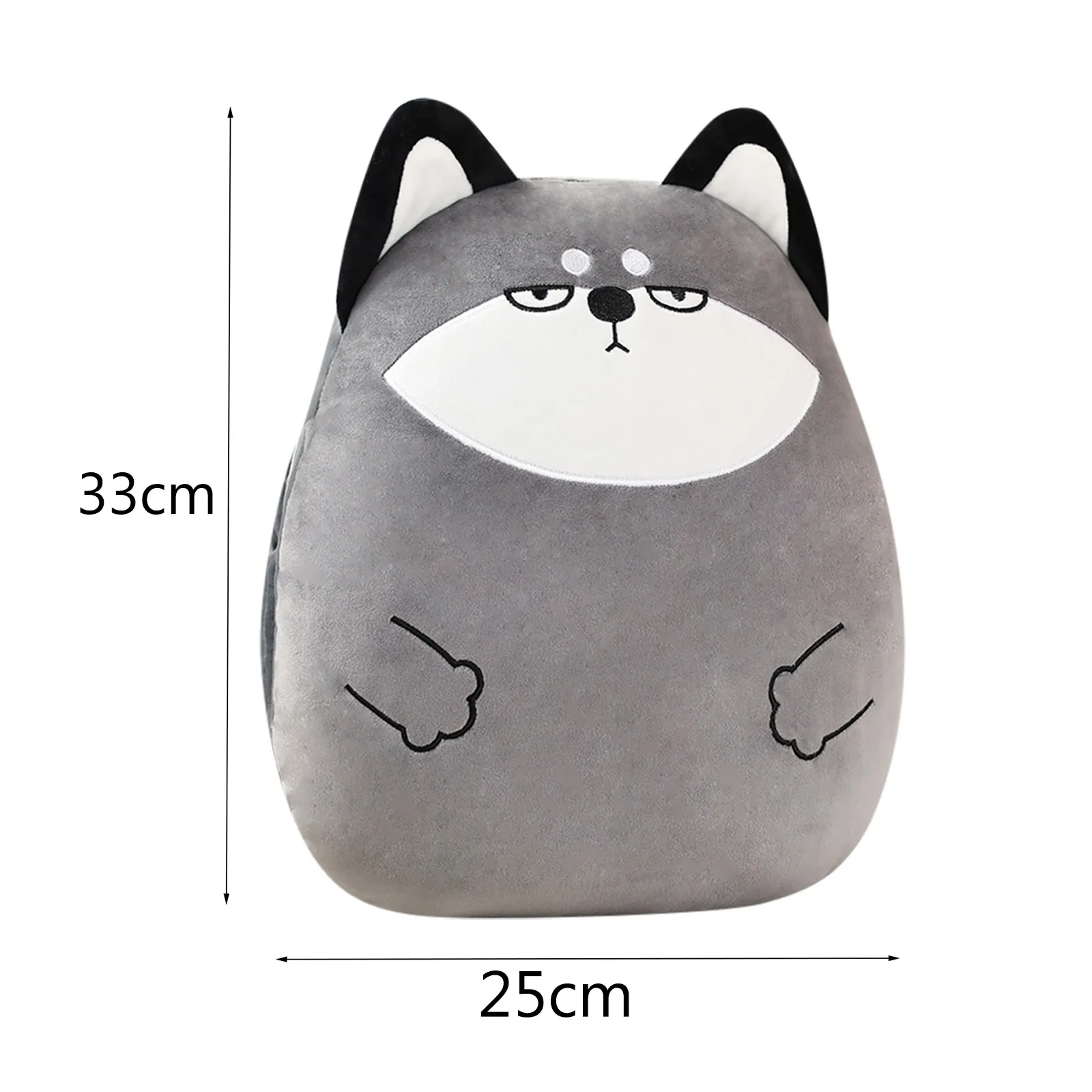 

Unhappy F ace Soft Animal Plush Pillow Cute Anime Pillow Stuffed Animal Toys Sleeping Pillow Gift Children Companion