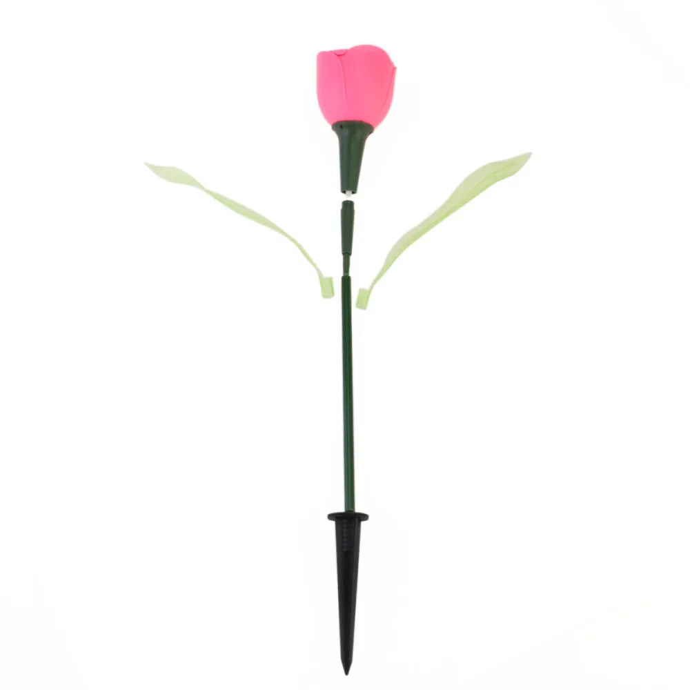 

7pcs Outdoor Solar Powered Tulip Flower LED Light Yard Garden Landscape Lamp New