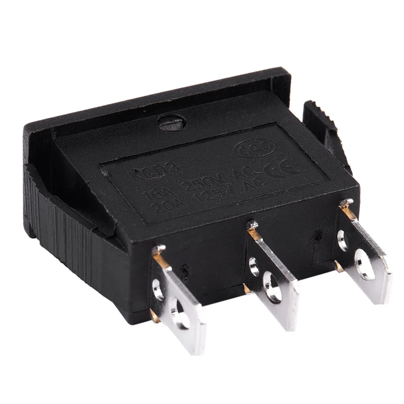 AC15A/250 V 20A/125V 3 контактный SPDT ВКЛ ВЫКЛ позиционный кнопочный