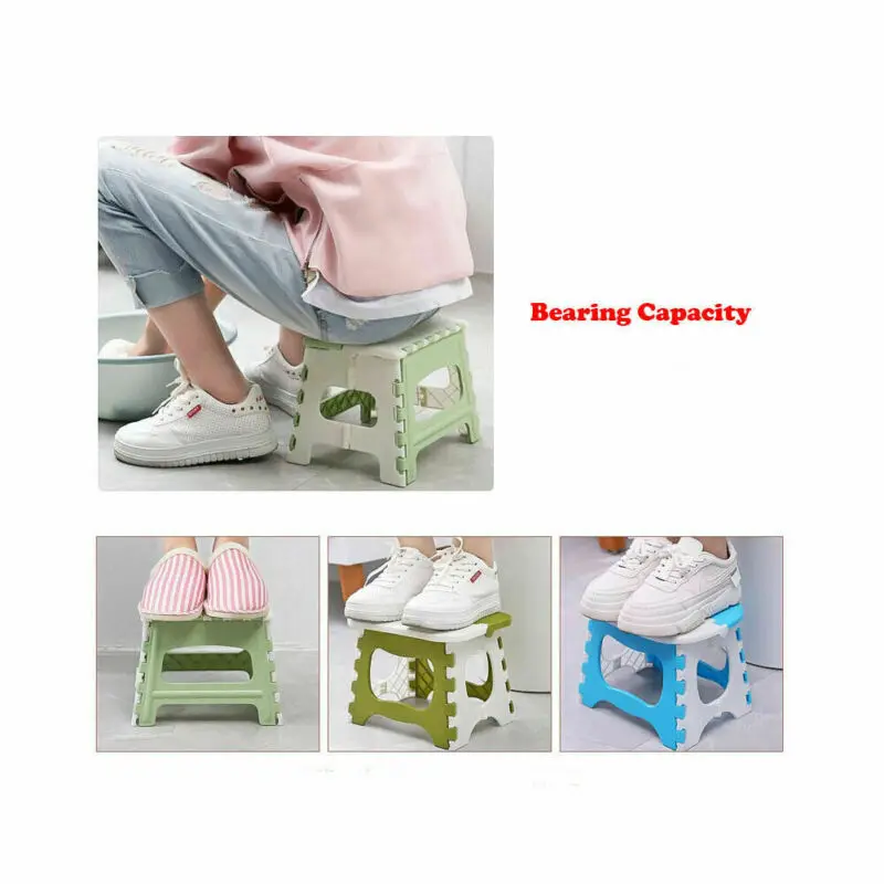 

Children Folding Chair Portable Outdoor Child Camping Picnic Step Stool Plastic Foldable Mini Seat Chair Hot Sale