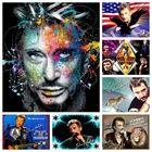 5D алмазная живопись сделай сам, суперзвезда, Джонни Хэлли, полный квадратныйкруглый Набор для вышивки крестиком, искусство, стразы, мозаика, вышивка, домашний декор