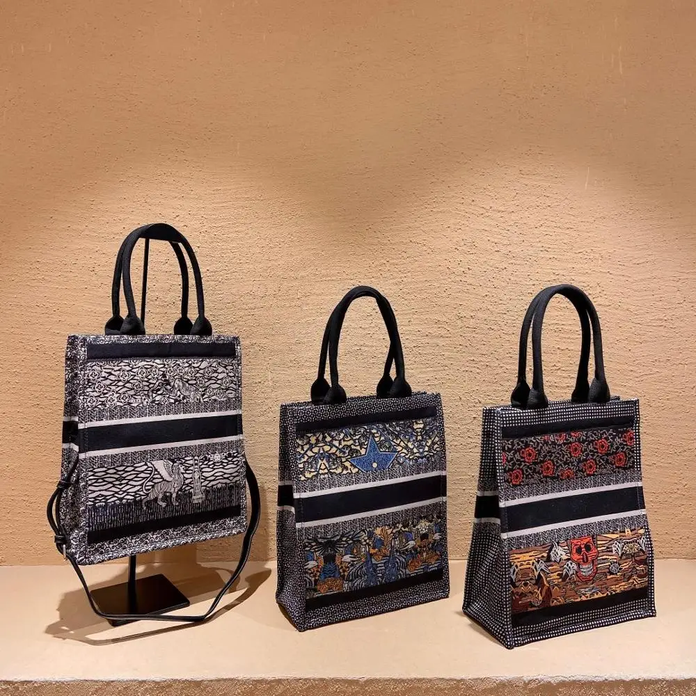 Модные в этническом стиле экзотический узор большой емкости холщовый мешок