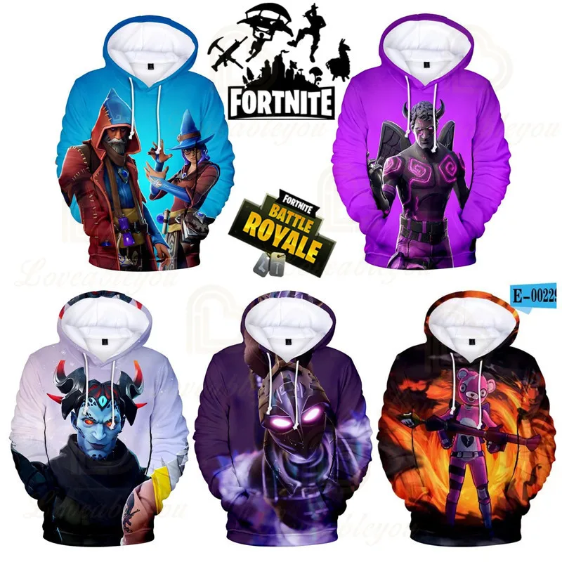 

Victory Royale Hoodie Fortnite Sweatshirt Children's Game 3D Hoodie Baby Clothing Sweatshirts Women Kids Hero Boys Girls Tops