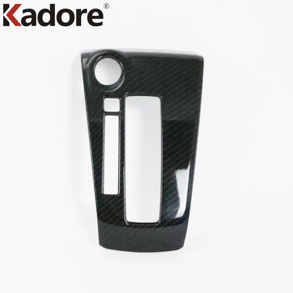 

For Nissan Kicks 2017 2018 2019 Carbon Fiber Car Gear Shift Box Panel Cover Sticker Trim Strips Garnish Decoration Accessories