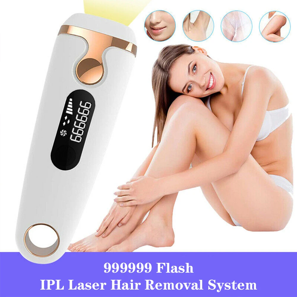 Laser Depilator IPL Epilator Permanent Hair Removal 900000 Flash Touch Body Leg Bikini Trimmer Photoepilator for Women Creamskin