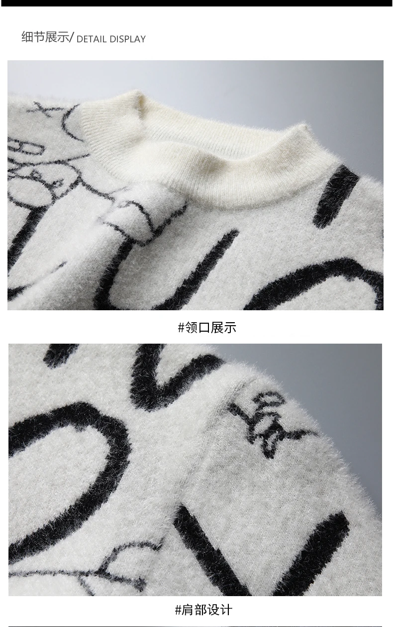 2021 высококачественный брендовый дизайнерский свитер из норкового меха на осень