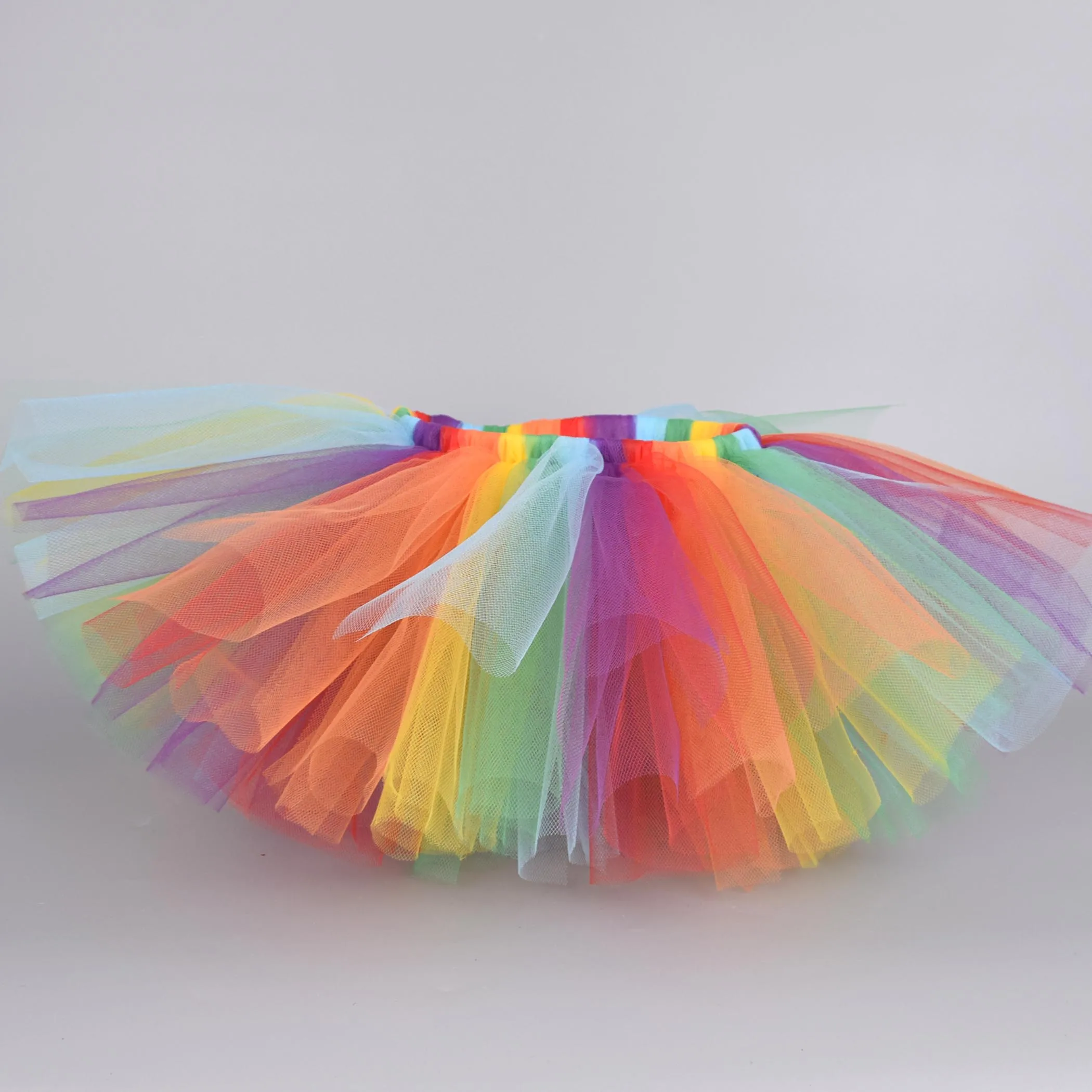 Радужная искусственная детская одежда для дня рождения костюм крещения