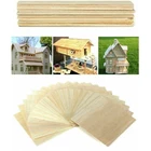 5-20 шт., деревянные листы для игрушек, 300*100*2 мм, 100*100*1 мм