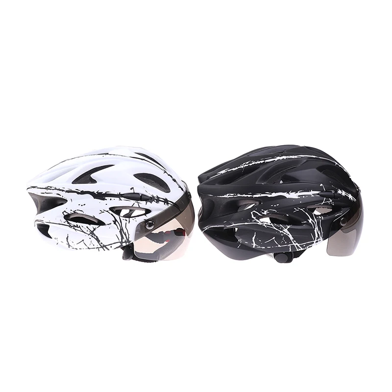 

1Pc Ultralight Road Bike Helmet Mountain Bike Bicycle Helmet With Removable Goggles