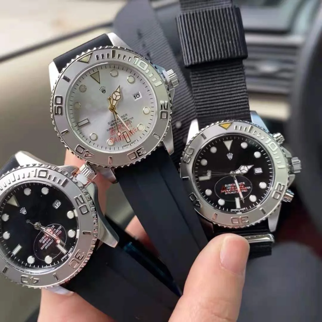 

Luxury Famous Brand Men's Quartz Watch Automatic Date Clock Rolexable Watches Men Business Waterproof Relogio Masculino