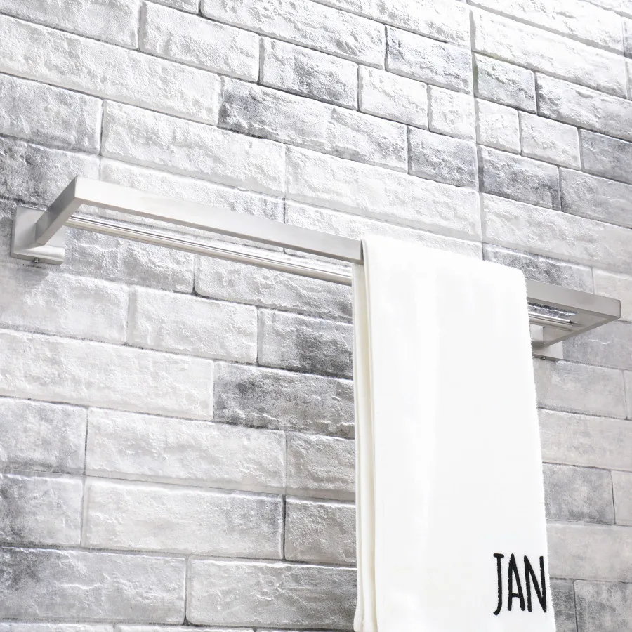 Двойной держатель для полотенец из нержавеющей стали вешалка ванной полки