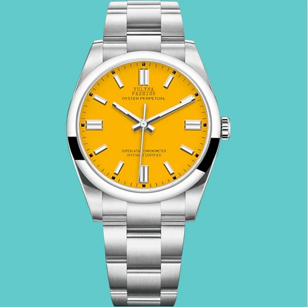 BP Maker 124300 New Model Men Watch 41MM Coral blue Dial Stainless Steel Watches Automatic Mechanical Movement Sapphire Glass | Наручные